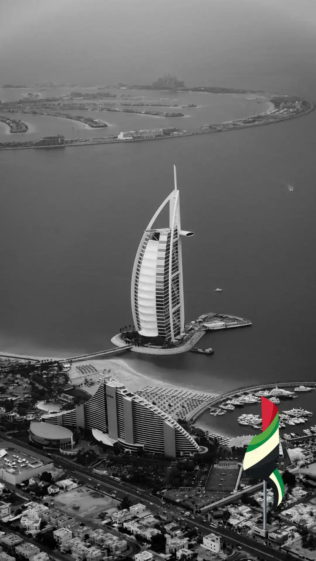 Dubai Skyline als Krypto-Hub