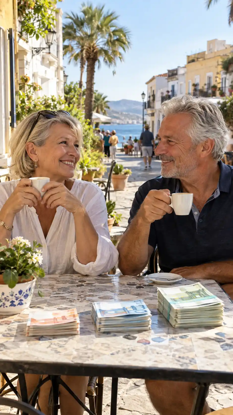 Retired couple considering whether their pension is enough to live abroad