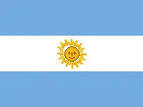 Flagge von Argentinien